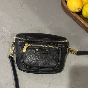 Louis Vuitton Empreinte Black Leather Crossbody Bag